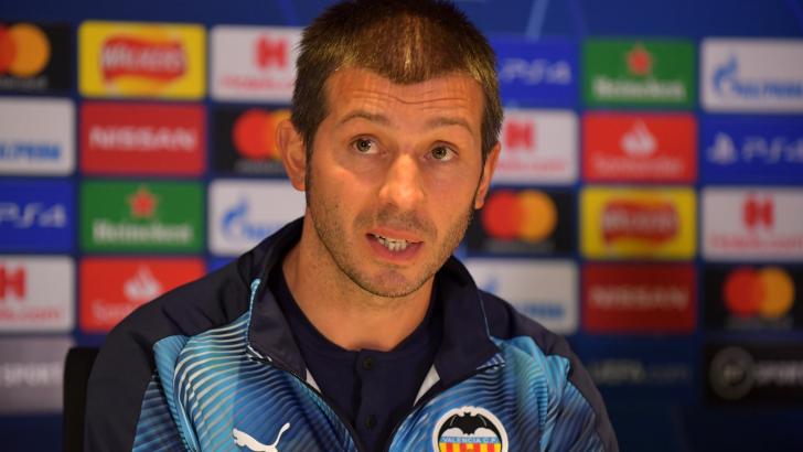 Valencia manager Albert Celades.